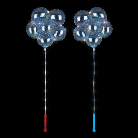 Light-Up Flower Balloon Wand