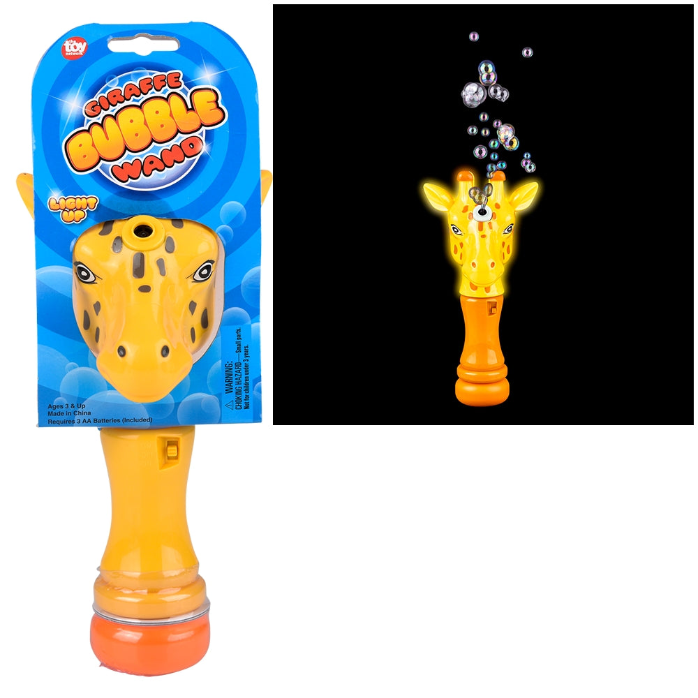 Light-Up Bubble Wand Giraffe (1 PC)