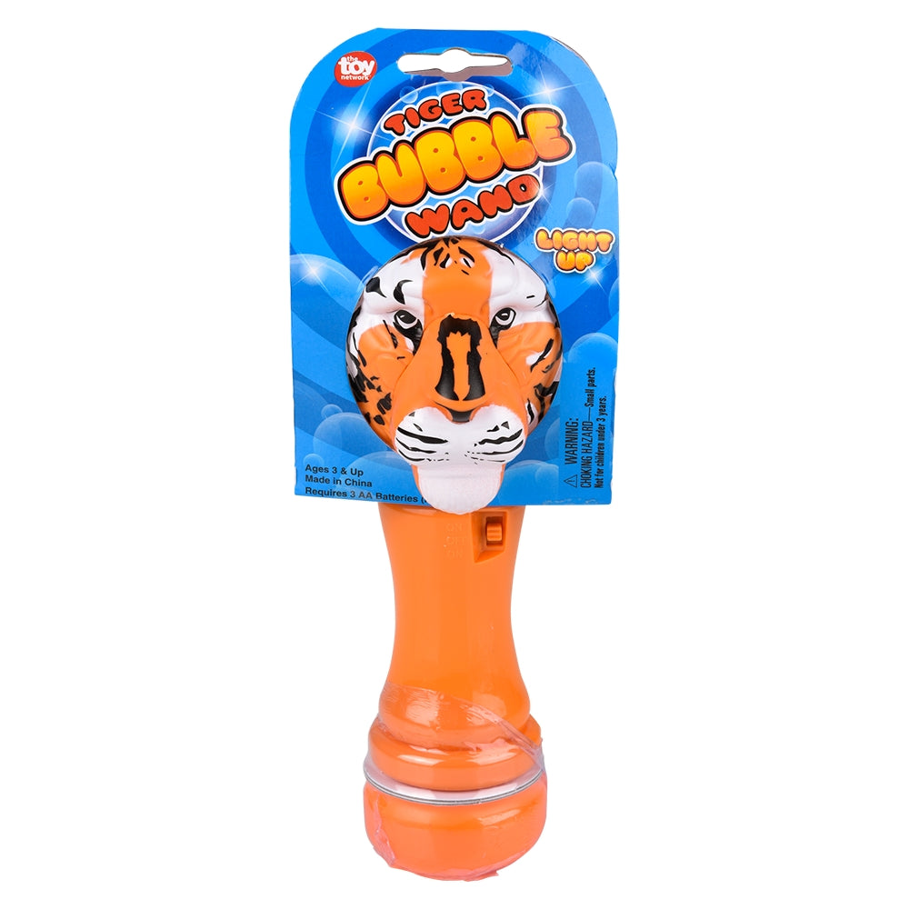 Tiger Light-Up Bubble Wand