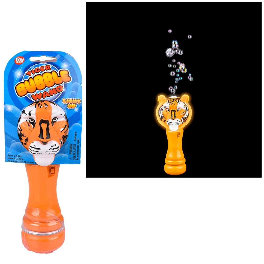 Tiger Light-Up Bubble Wand