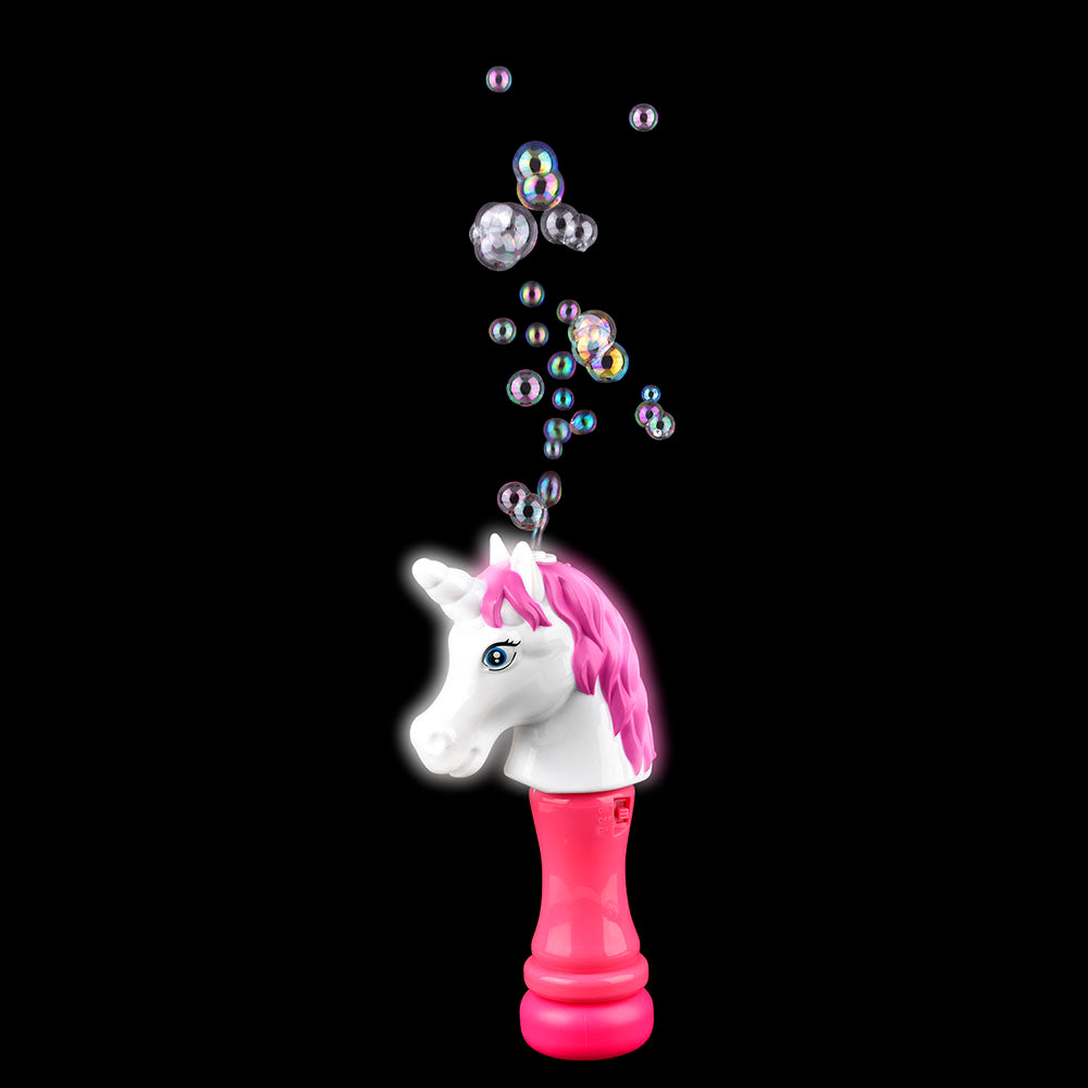 Unicorn Light-Up Bubble Wand