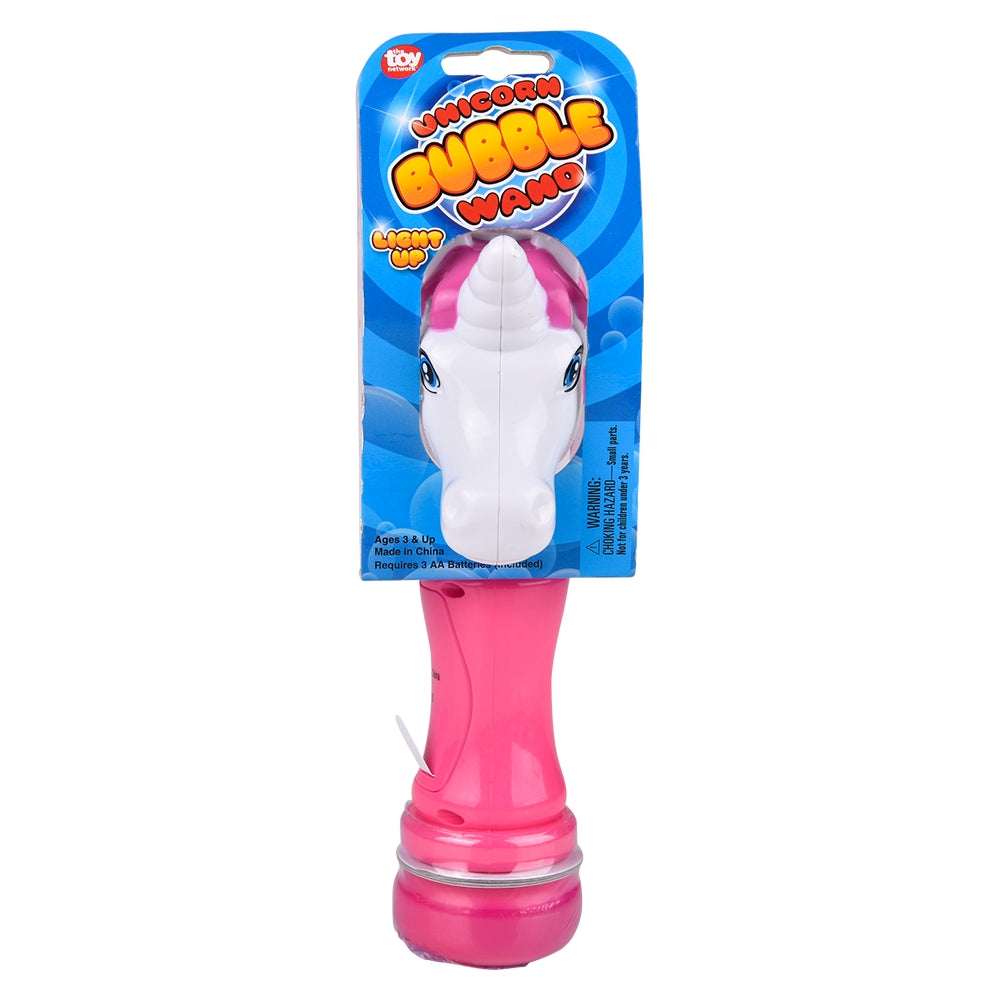 Unicorn Light-Up Bubble Wand