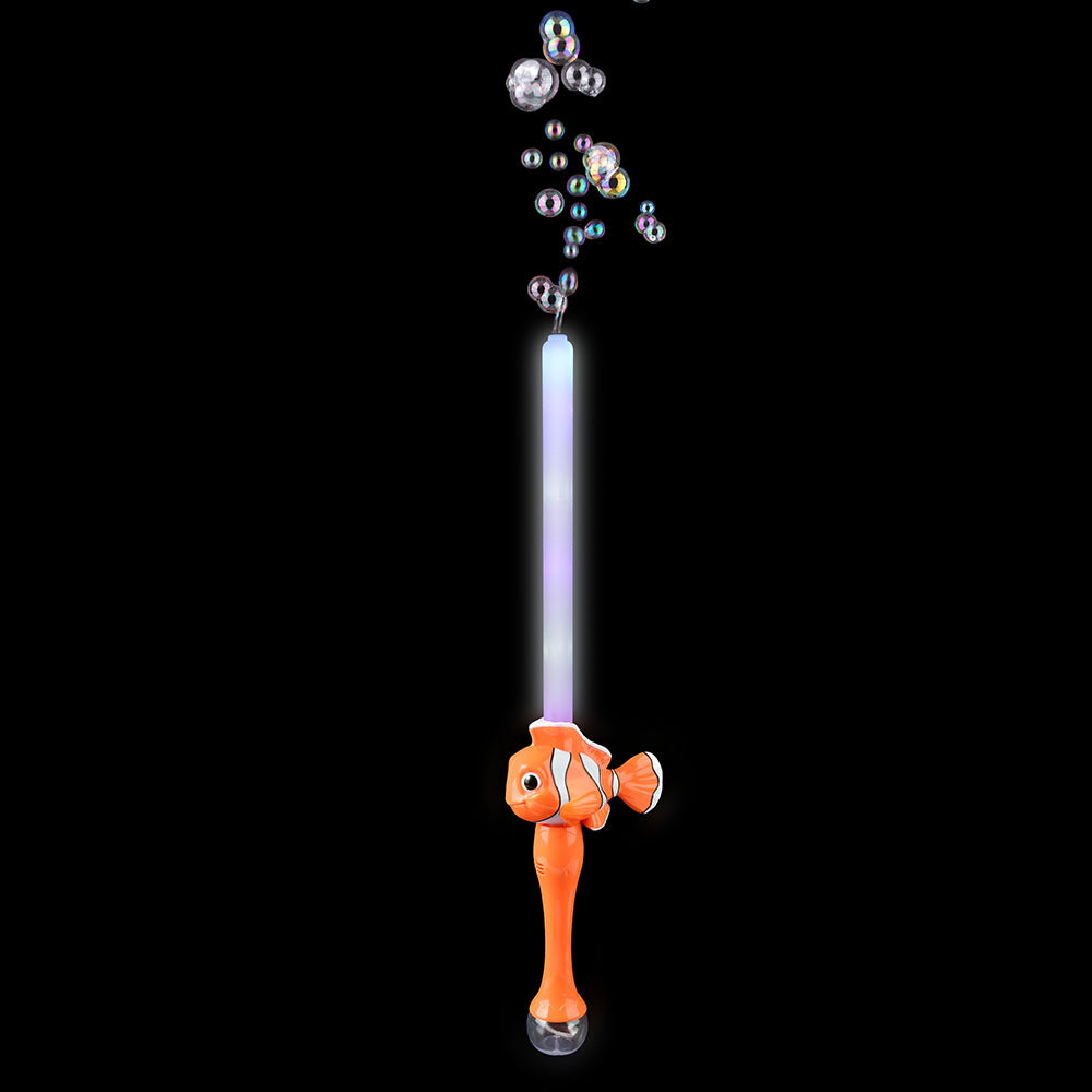 Light-Up Clown Fish Bubble Sword 29"