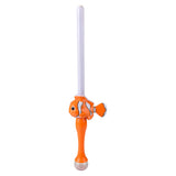 Light-Up Clown Fish Bubble Sword 29"