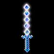 Light-Up Diamond Tile Sword
