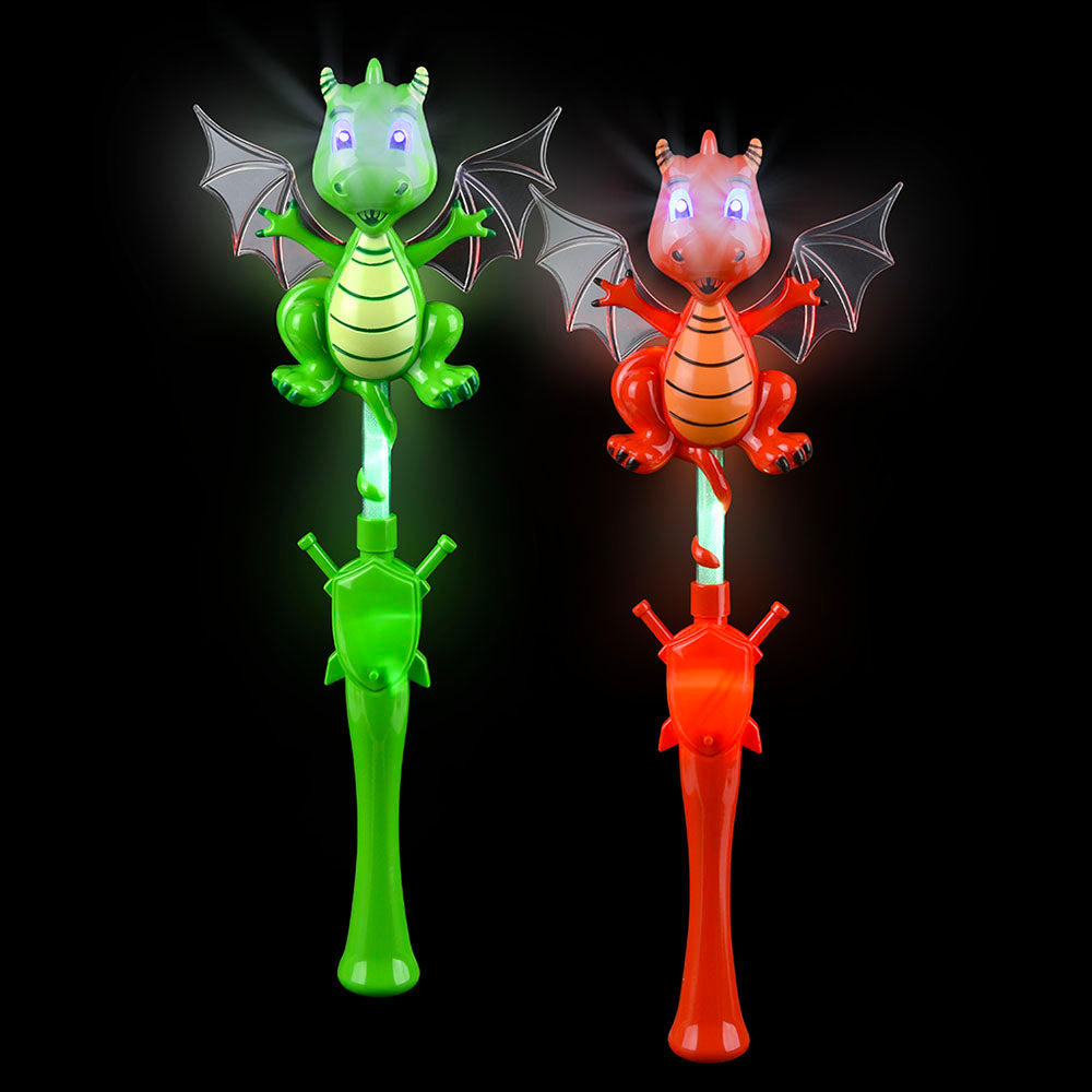 Light-Up Dragon Wand (1 PC)