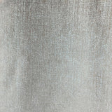 Glen Solid Metallic Velvet Fabric - White Solid Foil Print, 55" Width (1 Yard)