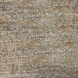 Glen Solid Metallic Velvet Fabric - White Solid Foil Print, 55" Width (1 Yard)