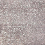 Glen Solid Metallic Velvet Fabric - White Solid Foil Print, 55" Width (1 Yard)
