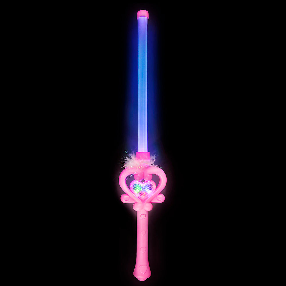 Light-Up Princess Feather Wand (1 DZ)