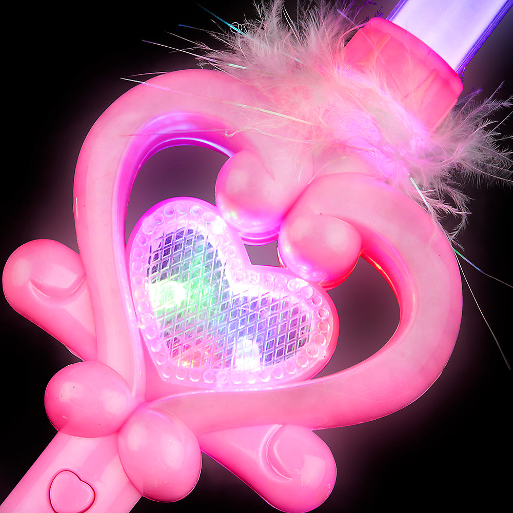 Light-Up Princess Feather Wand (1 DZ)
