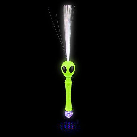 Alien Fiber Optic Magic Ball Wand (1 DZ)