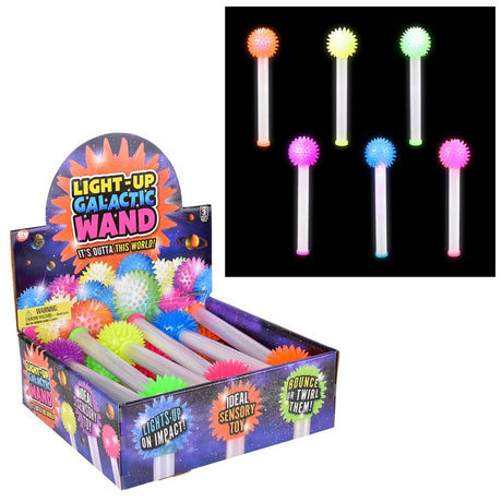 Light-Up Galactic Wand 9" (12 Display)