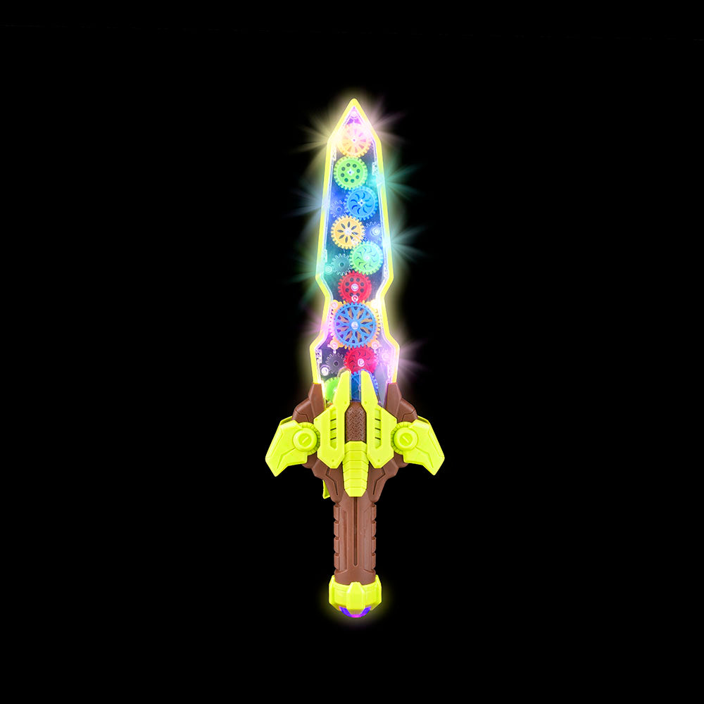 Light-Up Gear Sword 16"