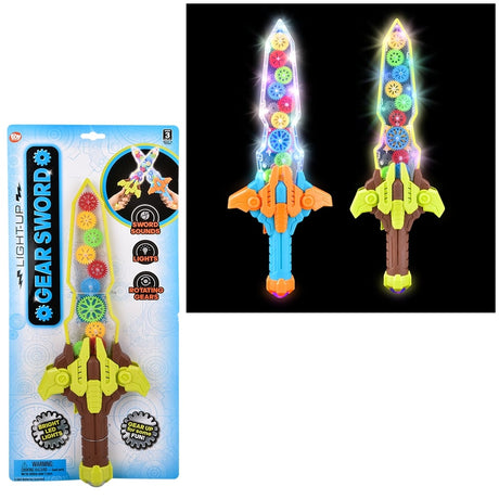 Light-Up Gear Sword 16"