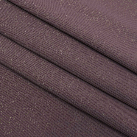 Glimmer Nylon Spandex Lurex Fabric - Black/Gold, 58" Width (1 Yard)