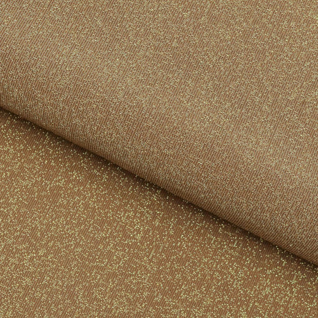 Glimmer Nylon Spandex Lurex Fabric - Black/Gold, 58" Width (1 Yard)