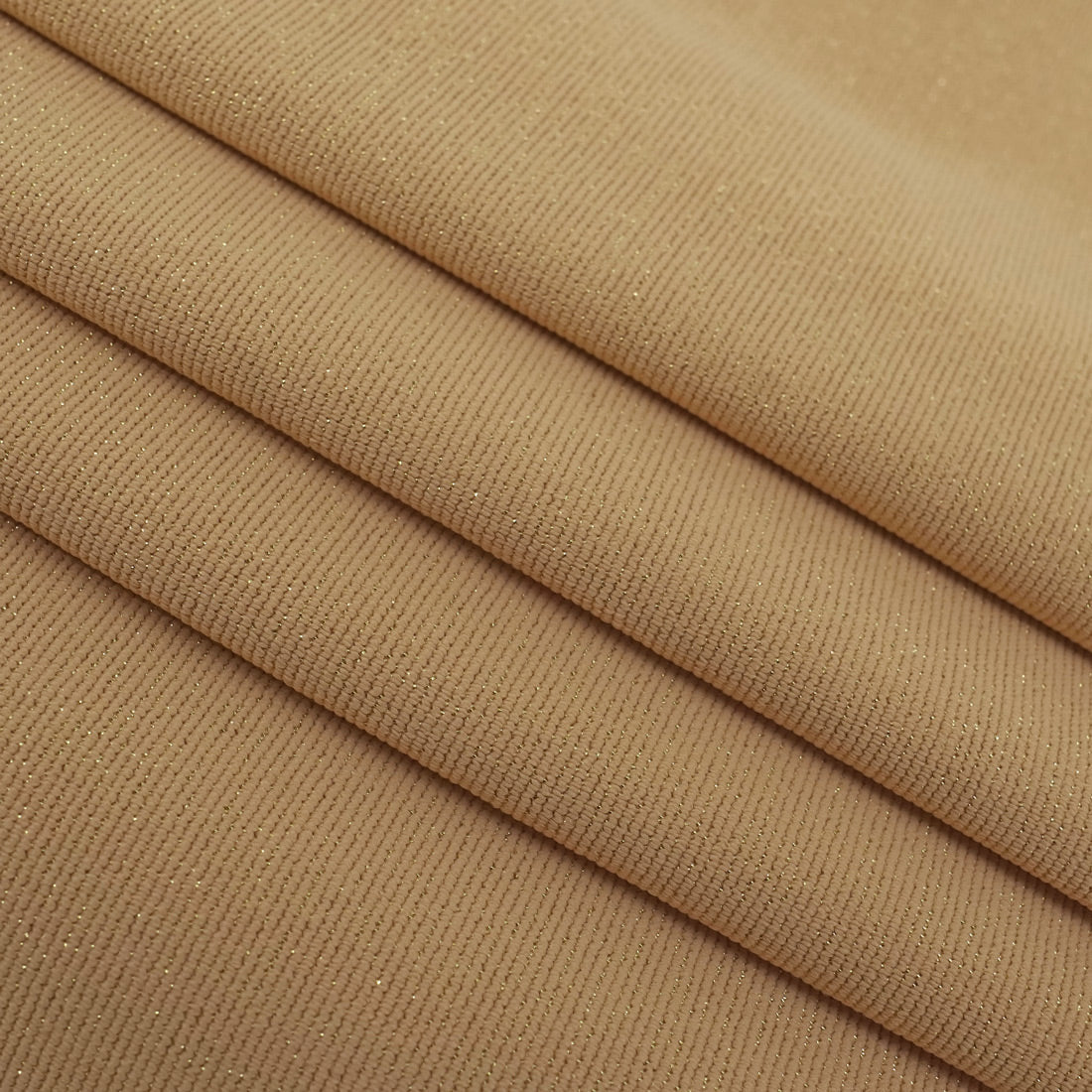 Glimmer Nylon Spandex Lurex Fabric - Metallic Stretch Fabric, 58" Width, 200 GSM (1 Yard)