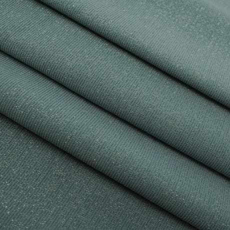 Glimmer Nylon Spandex Lurex Fabric - Metallic Stretch Fabric, 58" Width, 200 GSM (1 Yard)