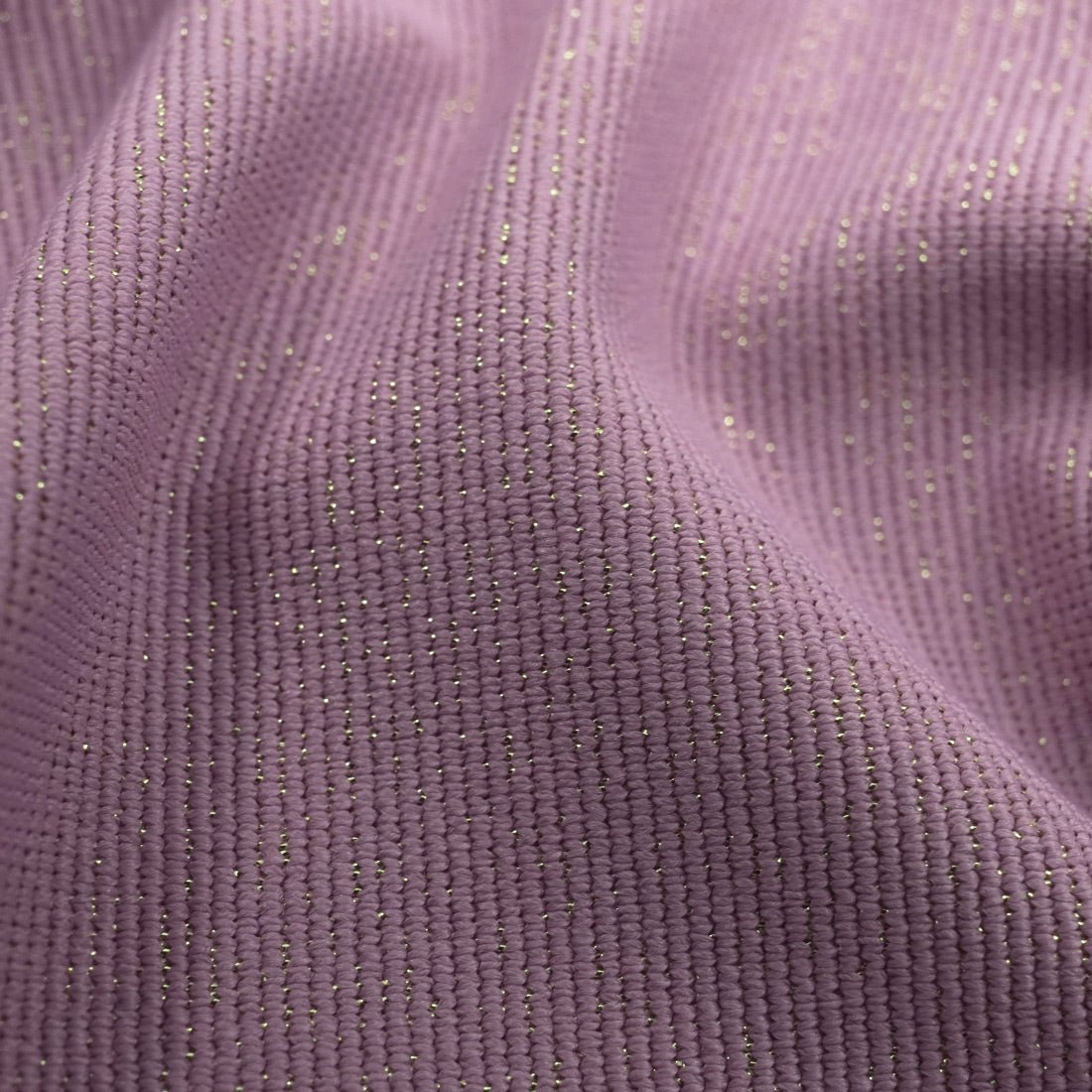 Glimmer Nylon Spandex Lurex Fabric - Black/Gold, 58" Width (1 Yard)
