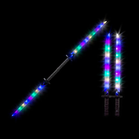 Light-Up Double Katana Sword (2 PC Set)