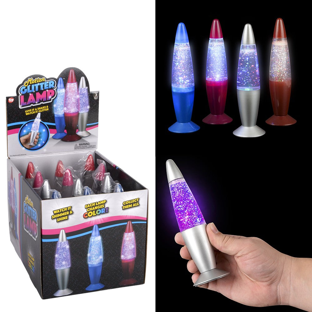 Glitter Lamp 7" Novelty (12 DZ)