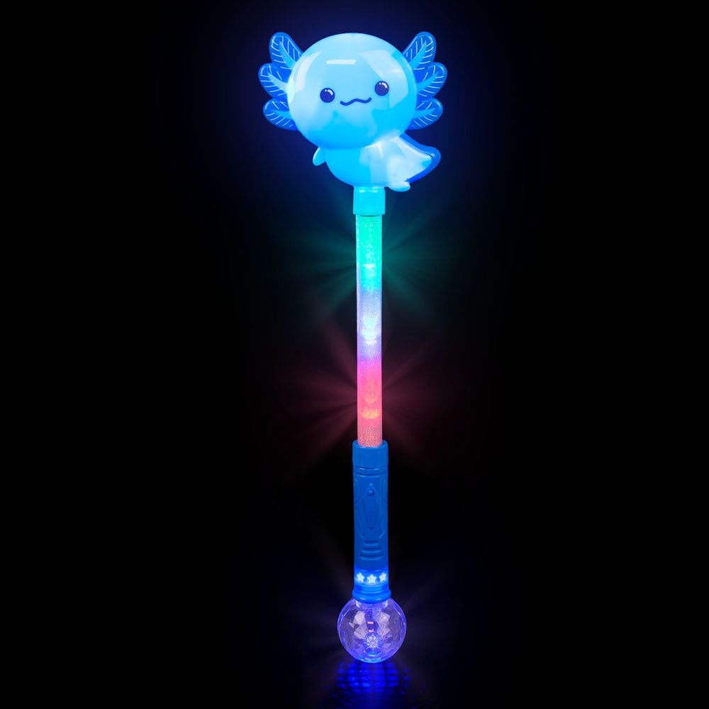 Light-Up Axolotl Magic Ball Wand