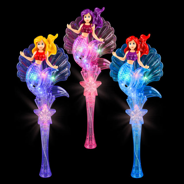 Light-Up Mermaid Shell Wand
