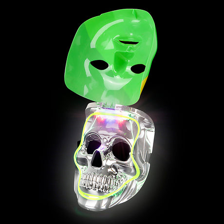 Light-Up Mardi Gras Double Mask