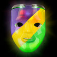 Light-Up Mardi Gras Double Mask