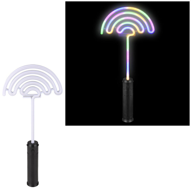 Light-Up Neon Bright Rainbow Wand