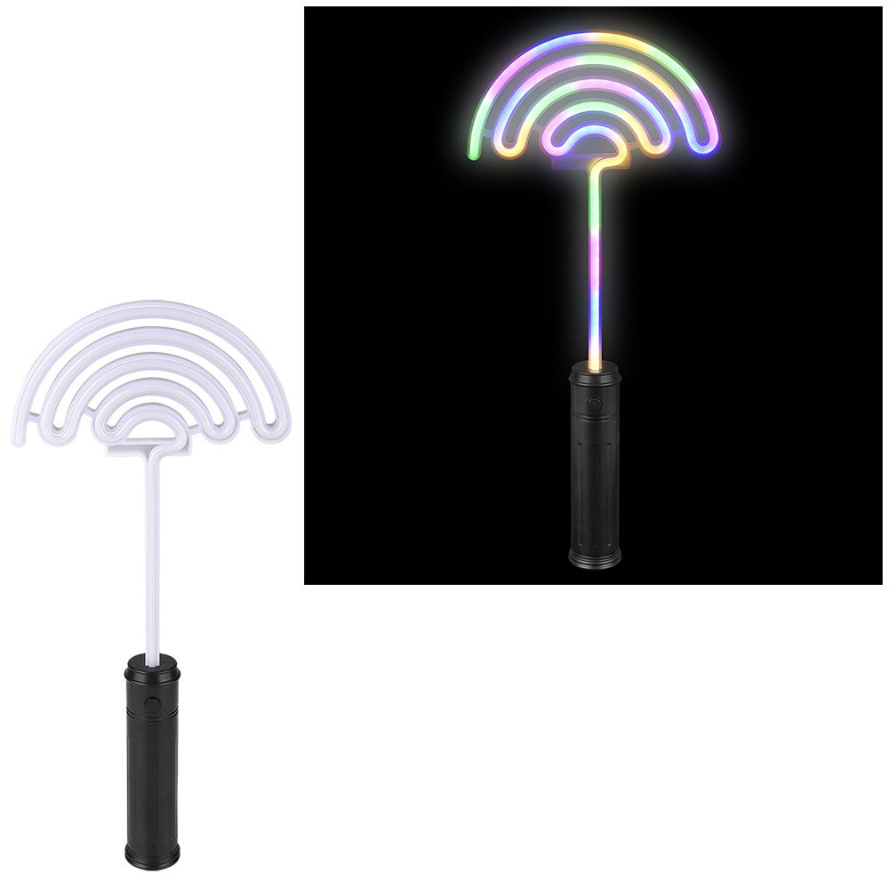 Light-Up Neon Bright Rainbow Wand