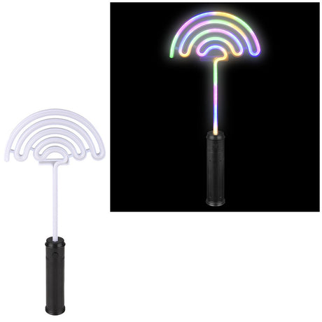 Light-Up Neon Bright Rainbow Wand