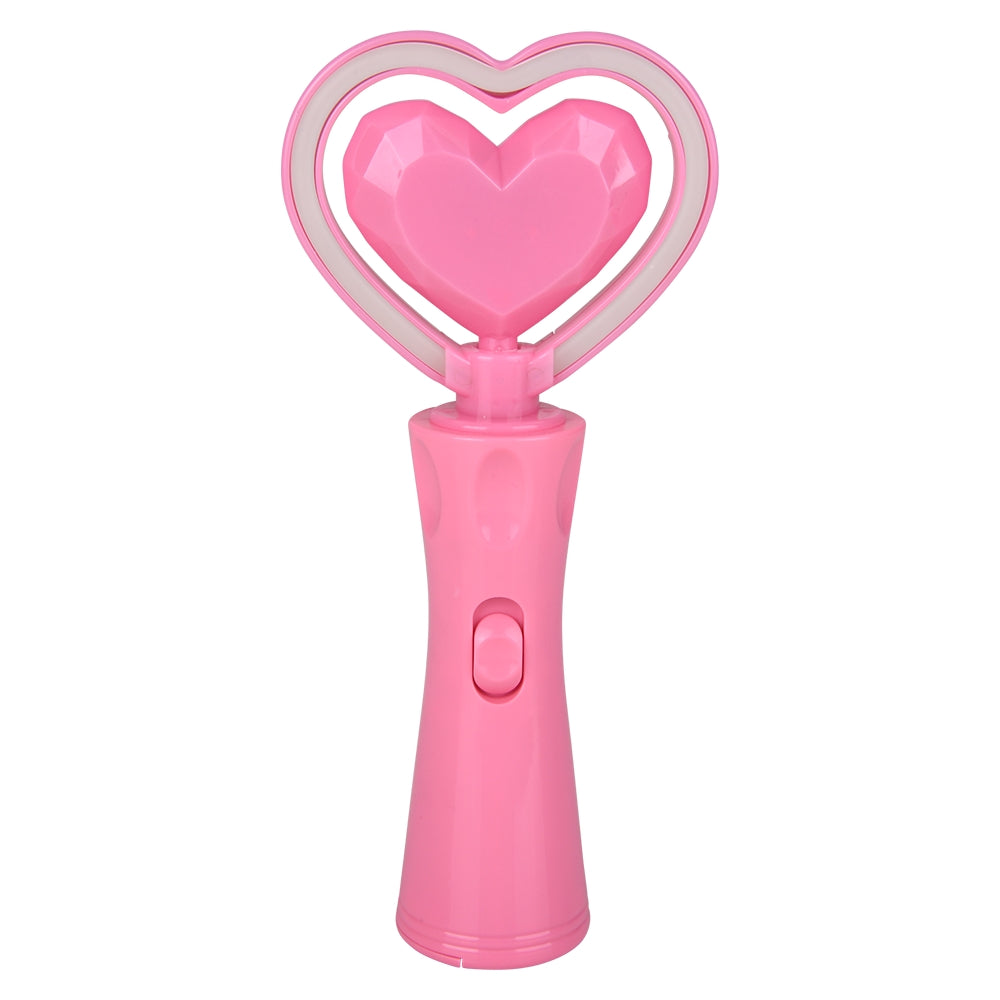 Neon Spinning Heart Wand