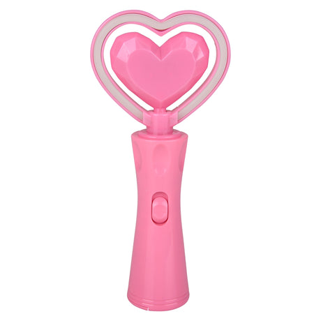 Neon Spinning Heart Wand