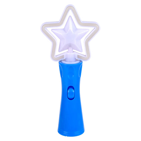 Neon Spinning Star Wand 9"