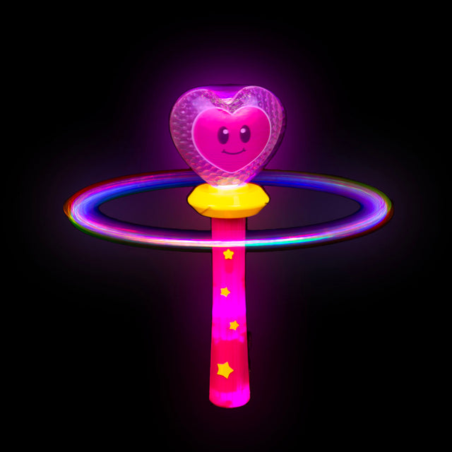 Light-Up Orbiting Heart Wand