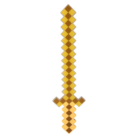 Light-Up Gold Pixel Sword