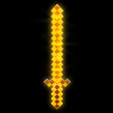 Light-Up Gold Pixel Sword