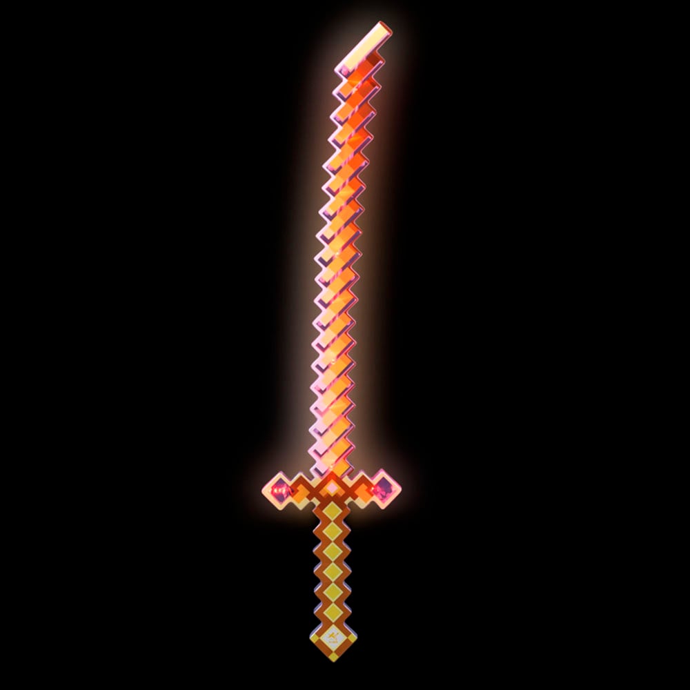 Light-Up Pixel Katana With Sound