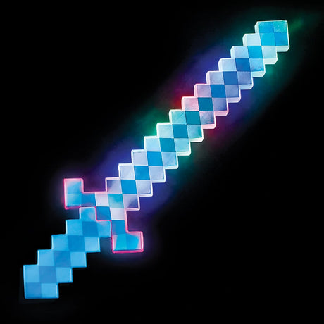 Light-Up Blue Pixel Sword (1 PC)