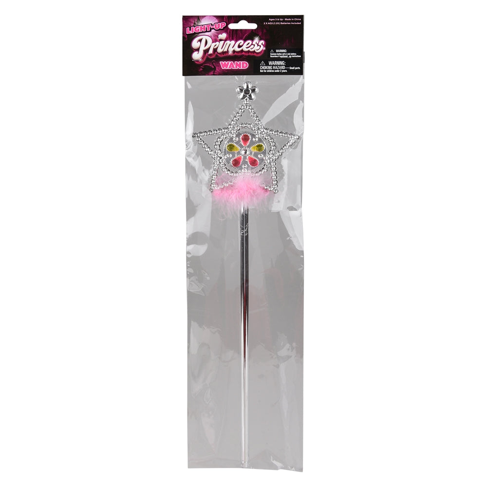 Light-Up Princess Wand 15.5" Assortment (1 DZC)