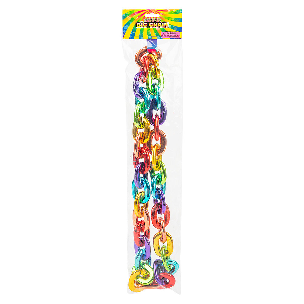 Light-Up Rainbow Necklace (38" Big Chain)