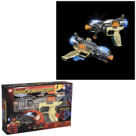 Light-Up Robot Space Blaster 6.5"