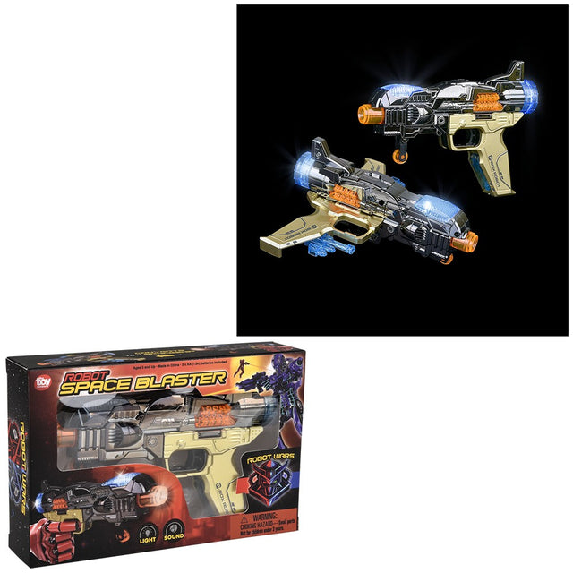 Light-Up Robot Space Blaster 6.5"