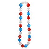 Light-Up Patriotic Ball Necklace 39"