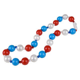 Light-Up Patriotic Ball Necklace 39"
