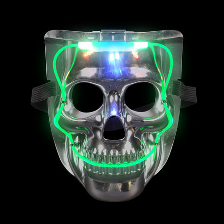 Light-Up Skull Mask (1 PC)