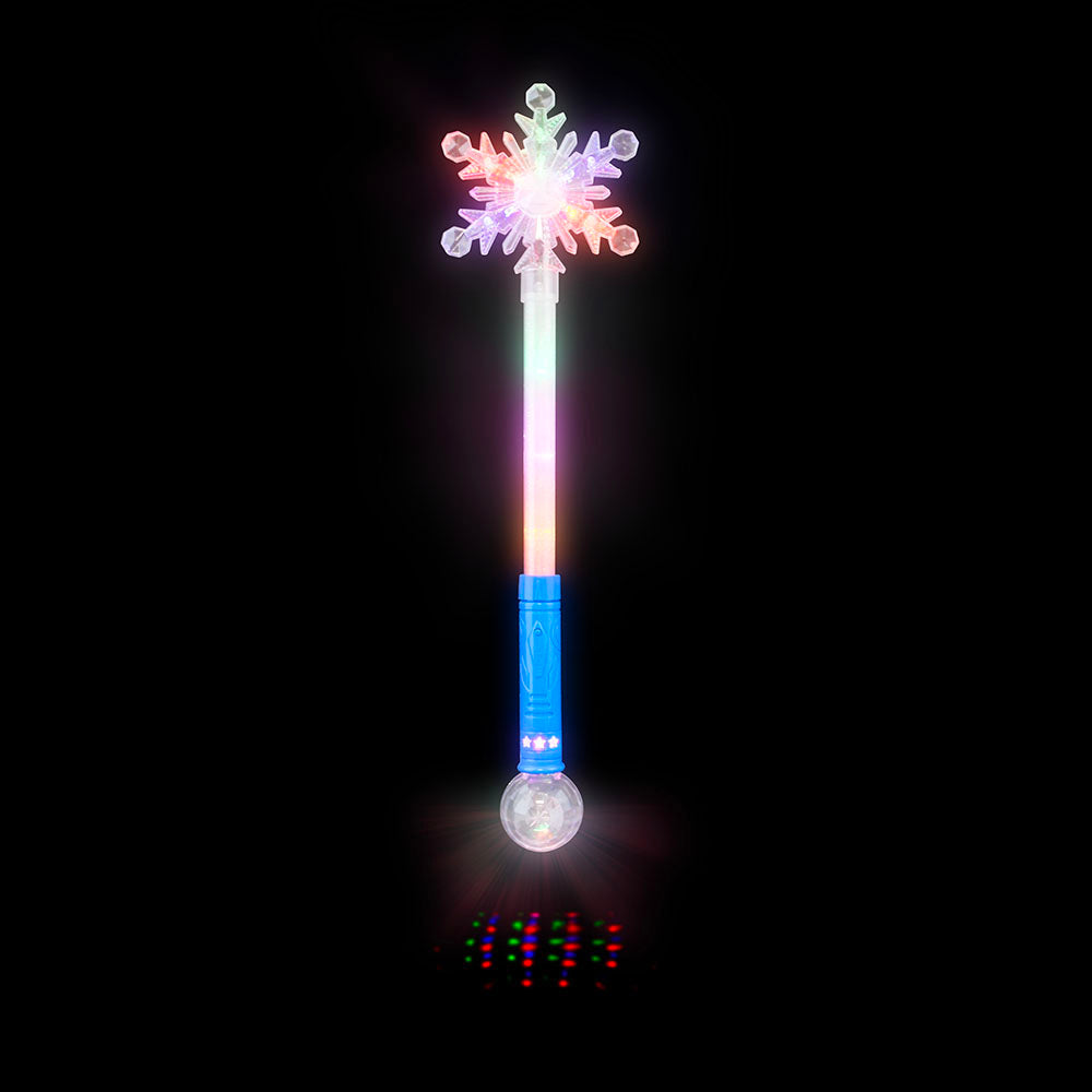 Snowflake Magic Ball Wand 21"