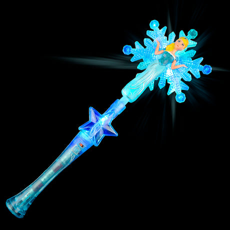 Light-Up Snowflake Princess Wand